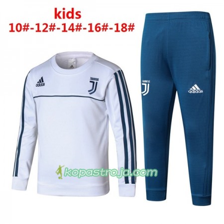 Barn Juventus Tränings Sweatshirtställ 2017-18 Vit